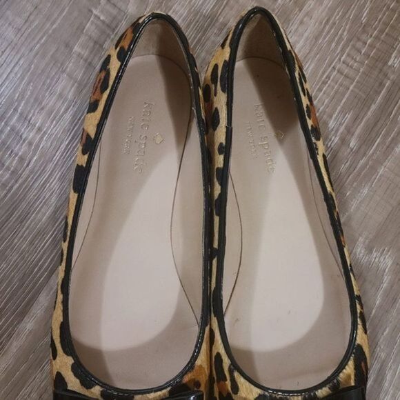 Kate Spade Tula Ballerina Leopard Print Flats - Picture 4 of 10